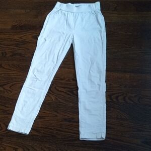White High-Waisted Pants